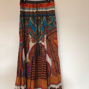 Boho maxi skirt